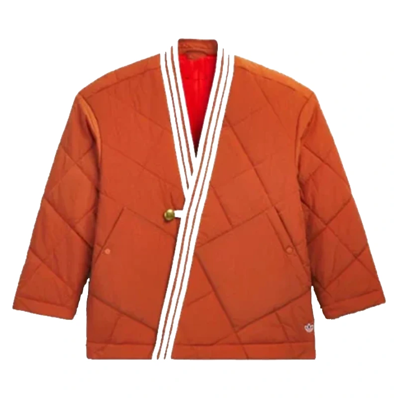 Adidas x Edison Chen Clot Wrap Orange Jacket