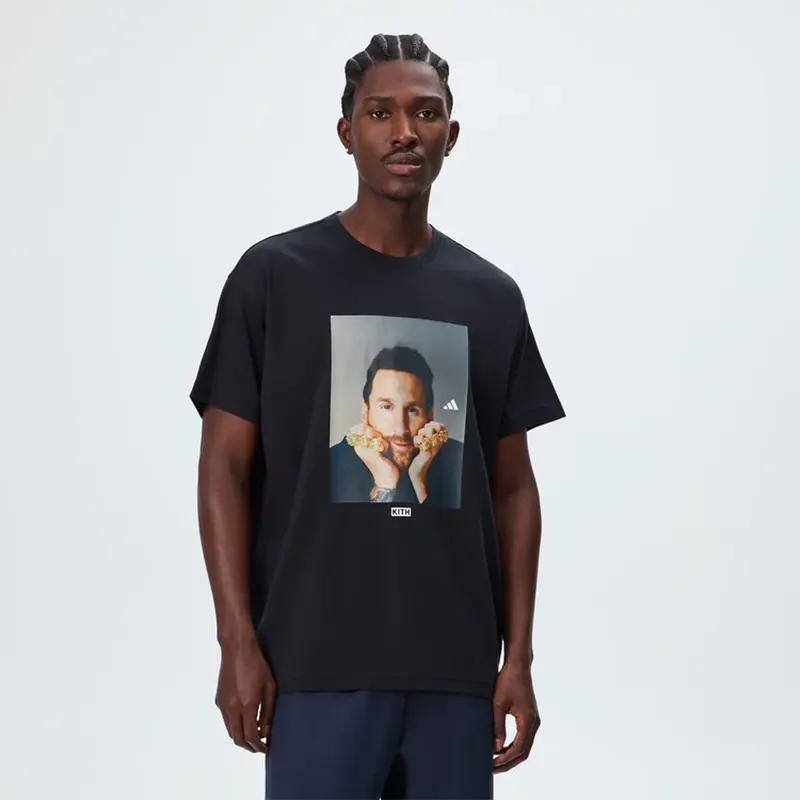 Adidas x Kith & Messi Football Graphic T-Shirt - Image 3