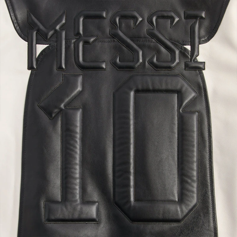 Adidas x Kith & Messi Football Leather Biker Jacket - Image 6
