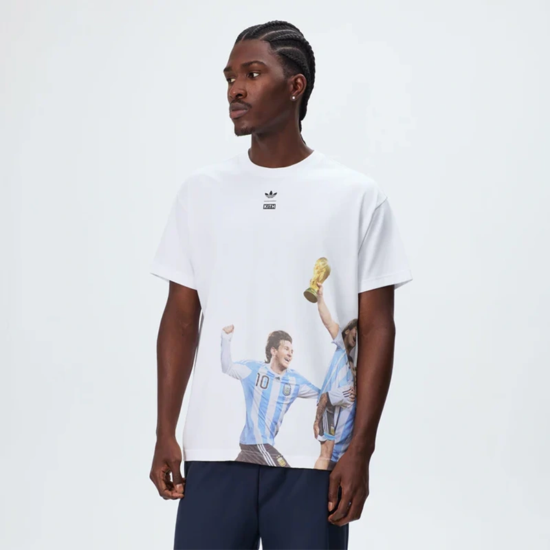 Adidas x Kith & Messi Football World Cup Graphic T-Shirt - Image 3