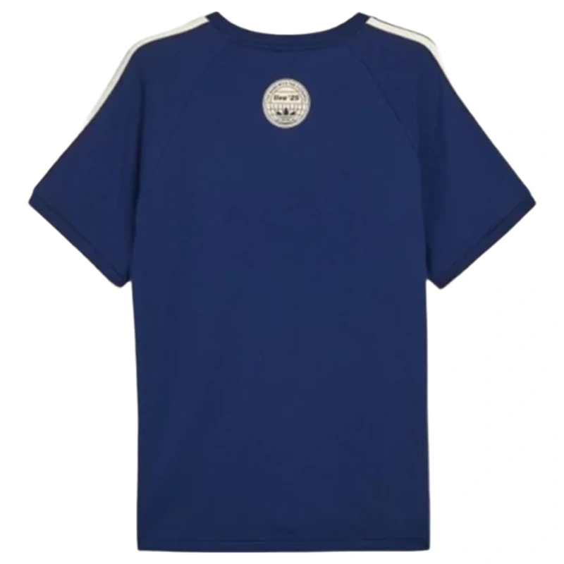 Adidas x Oasis Tour 3-Stripes Navy Blue T-Shirt - Image 2
