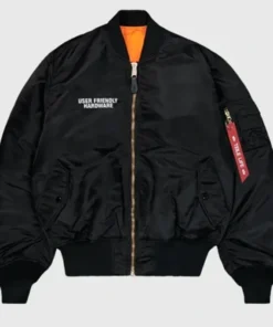 Alpha Industries x TEILE MA-1 Black Bomber Jacket