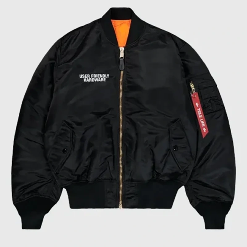 Alpha Industries x TEILE MA-1 Black Bomber Jacket