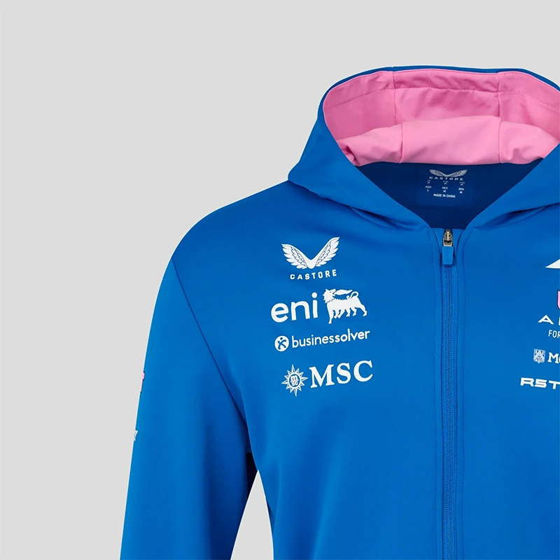 Alpine F1 Team 2026 Full Zip Unisex Hoodie - Image 4