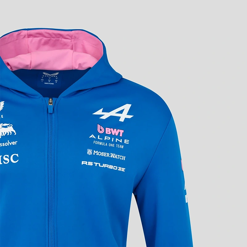 Alpine F1 Team 2026 Full Zip Unisex Hoodie - Image 3