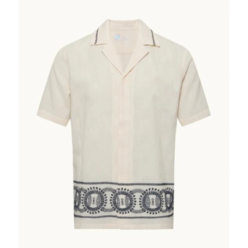 American Idol S24 Ryan Seacrest Printed Resort Shirt