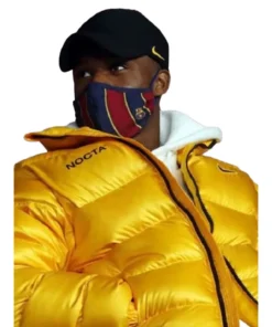 Ansu Fati Yellow Puffer Jacket