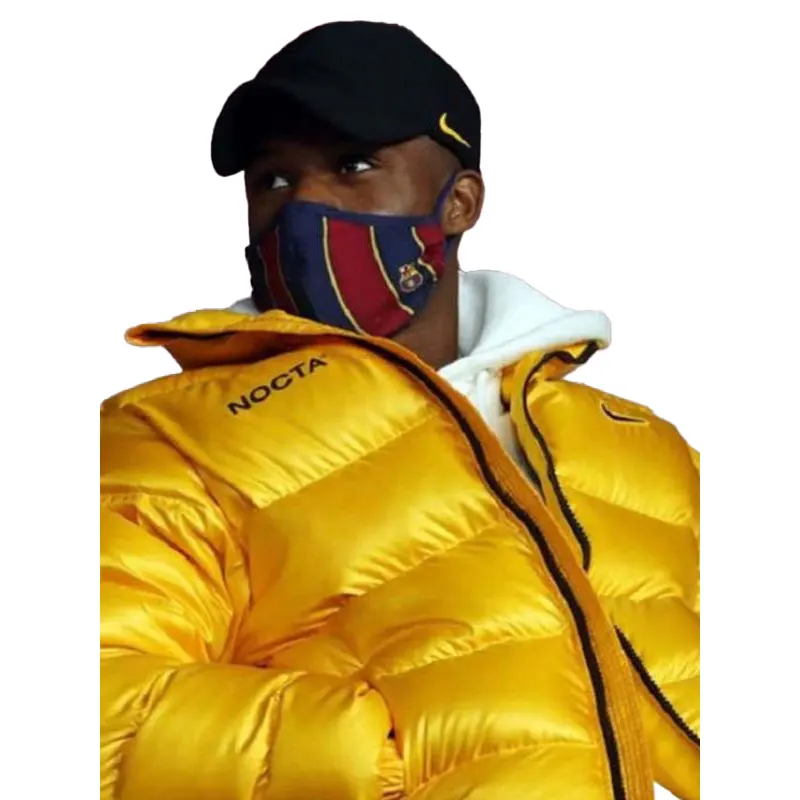 Ansu Fati Yellow Puffer Jacket