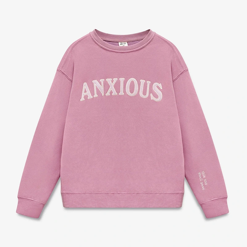 Anxious Pink Sweatshirt