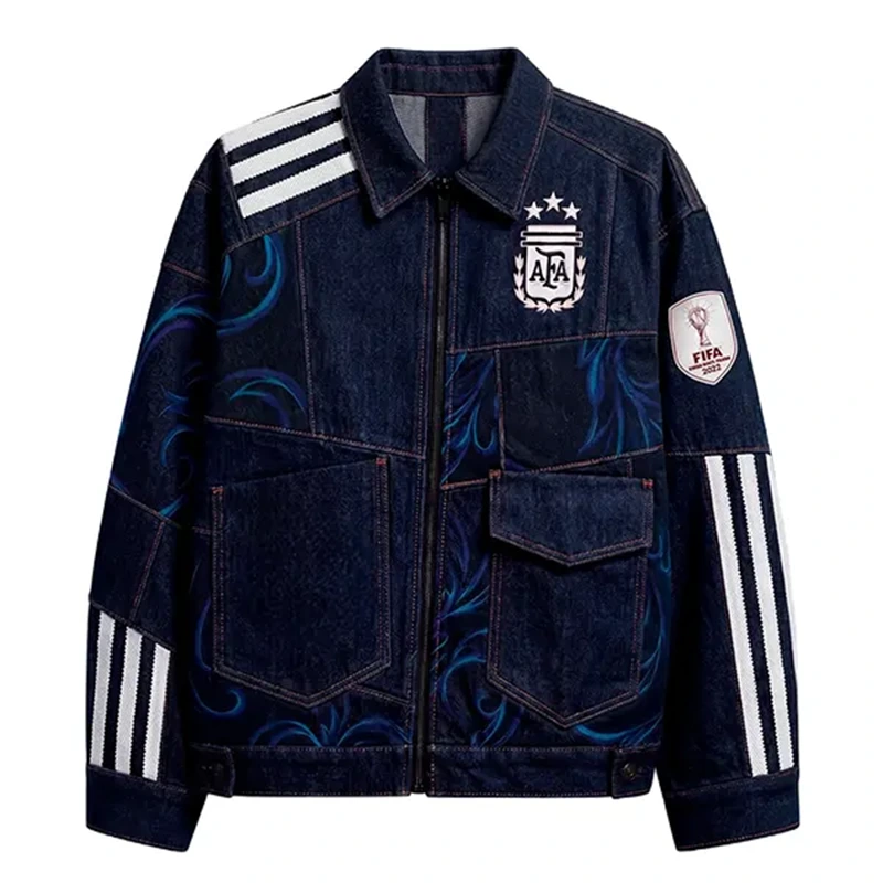 Argentina World Cup Denim Sports Jacket