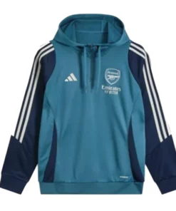 Arsenal Adidas 25/26 Training Blue Hoodie