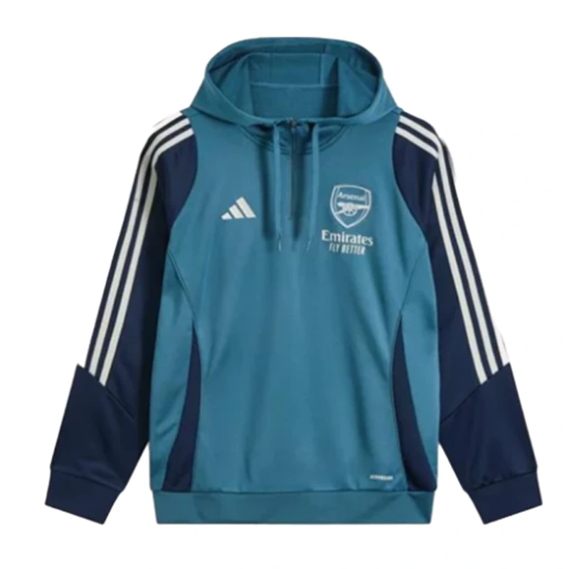 Arsenal Adidas 25/26 Training Blue Hoodie