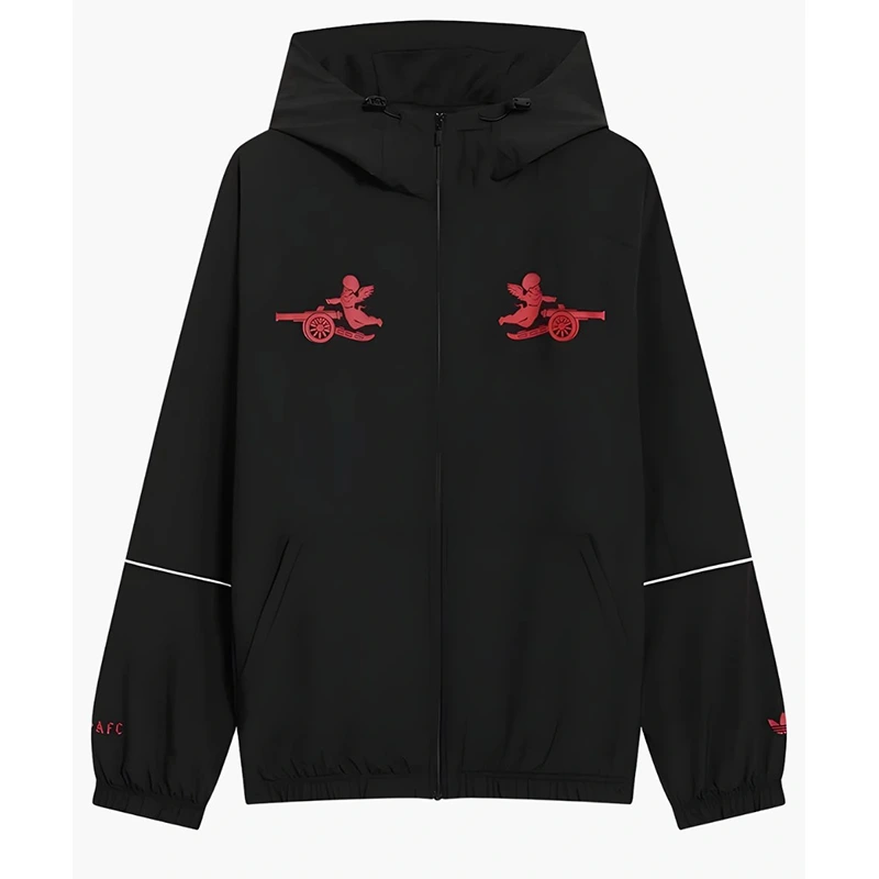 Arsenal Adidas Places+Faces Black Jacket
