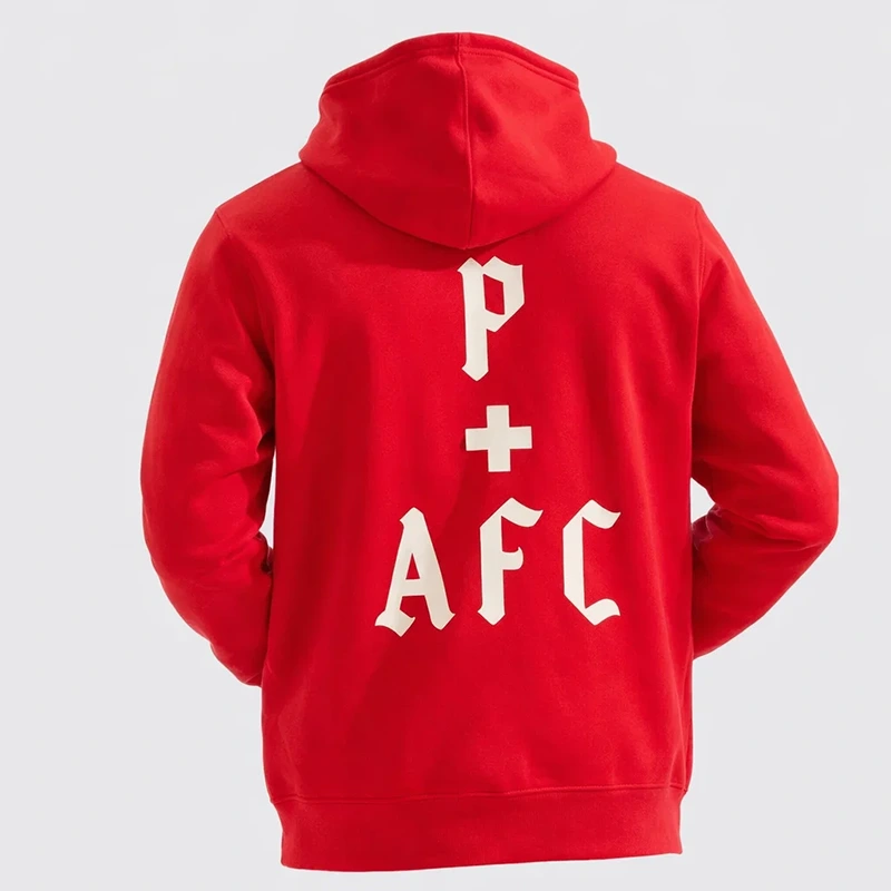 Arsenal Adidas x Places+Faces Red Hoodie - Image 2