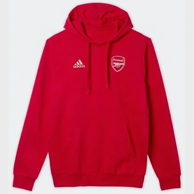 Arsenal Red Pullover Fleece Hoodie