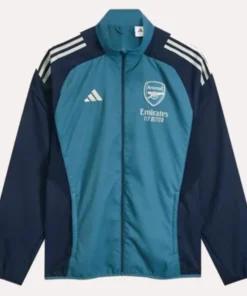 Arsenal adidas 25/26 Presentation Blue Jacket