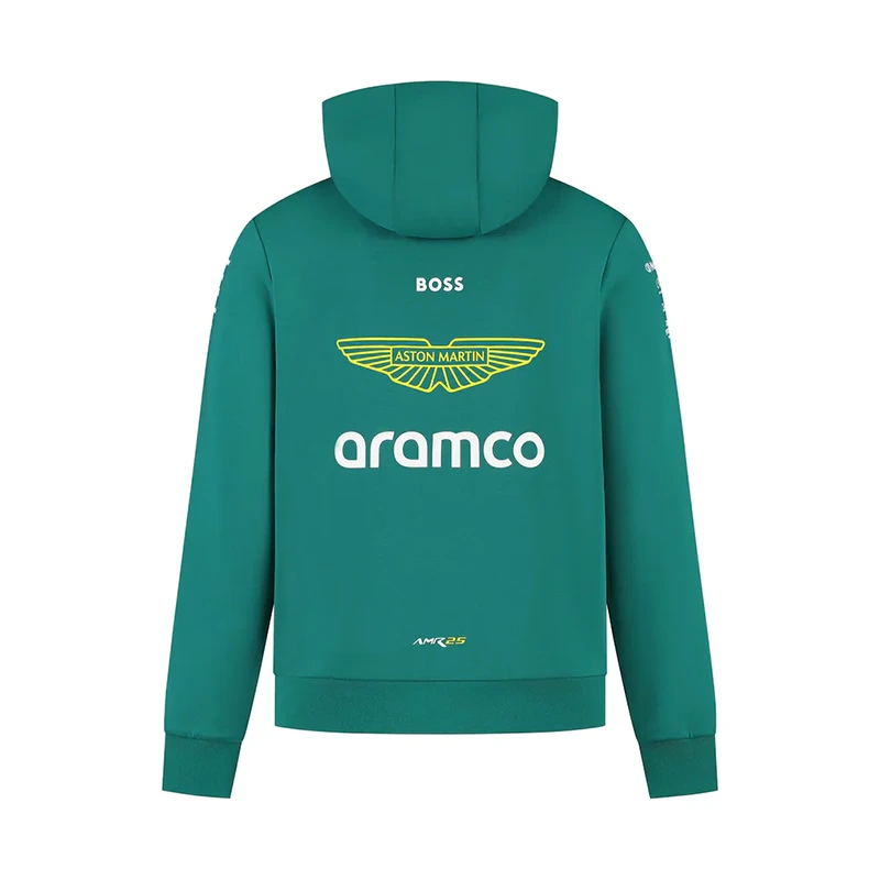 Aston Martin Aramco Cognizant F1 2025 Team Driver Hoodie - Image 3