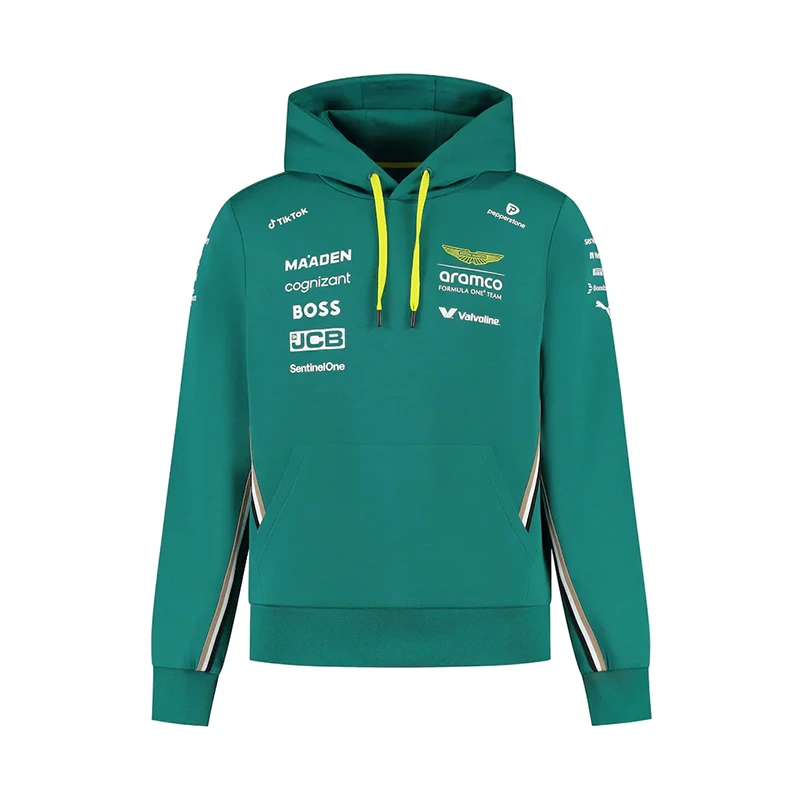 Aston Martin Aramco Cognizant F1 2025 Team Driver Hoodie - Image 2