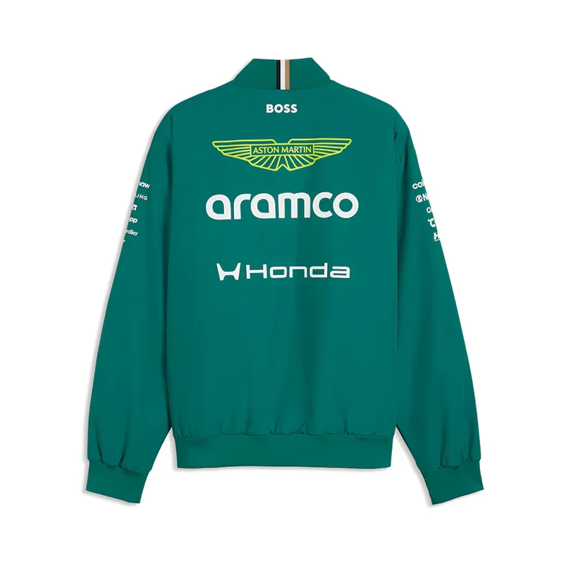 Aston Martin F1 Aramco Cognizant F1 2026 Team Bomber Jacket - Image 2