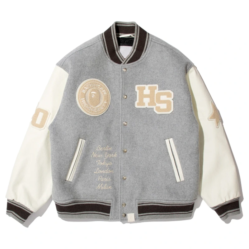 BAPE X HIGHSNOBIETY Varsity Jacket