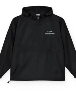 BTS Keep Swimming Anorak Black Jacket