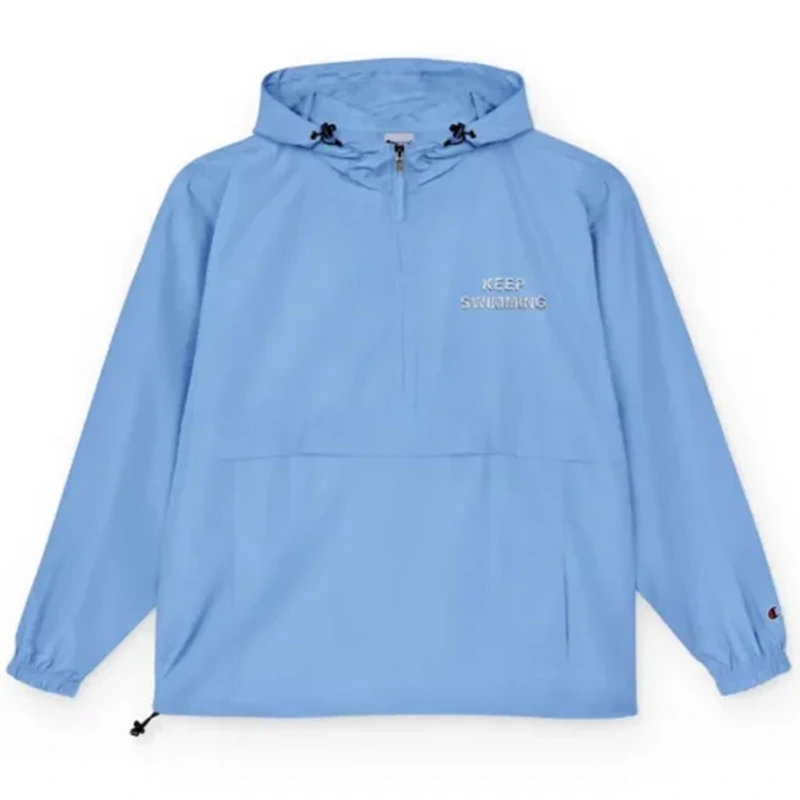 BTS Keep Swimming Anorak Light Blue Jacket