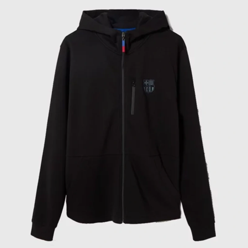 Barca FC Shield Hoodie Black Jacket