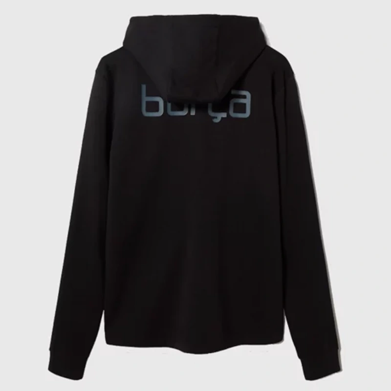 Barca FC Shield Hoodie Black Jacket - Image 2
