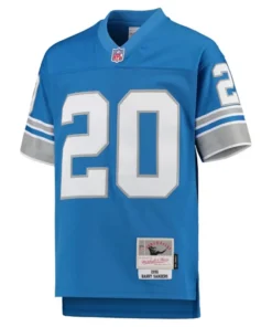 Barry Sanders Detroit Lions Mitchell & Ness Youth Legacy Jersey – Blue