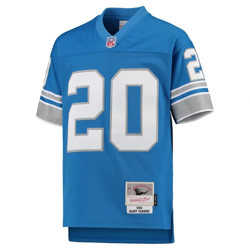 Barry Sanders Detroit Lions Mitchell & Ness Youth Legacy Jersey – Blue