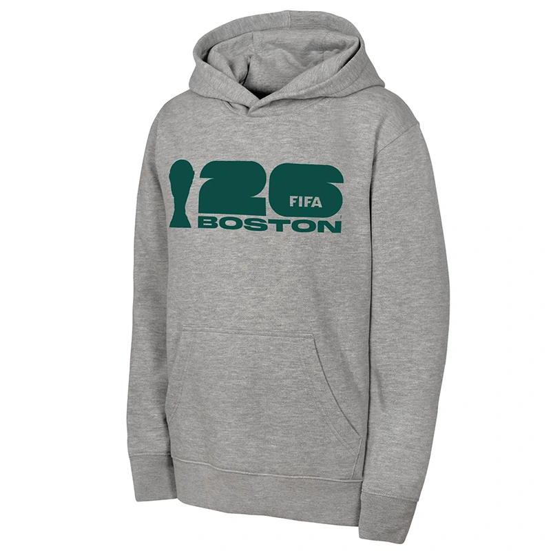Boston 2026 World Cup Unisex Grey Hoodie - Image 2