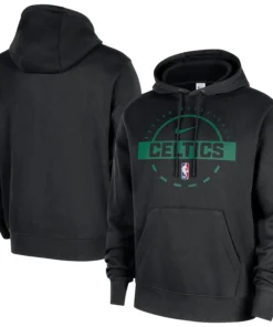 Boston Celtics Nike Kelly Black 2025/26 Authentic Practice Club Hoodie