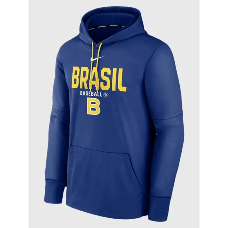 Brazil 2026 World Baseball Classic Blue Hoodie - Image 2