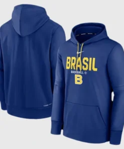 Brazil 2026 World Baseball Classic Blue Hoodie