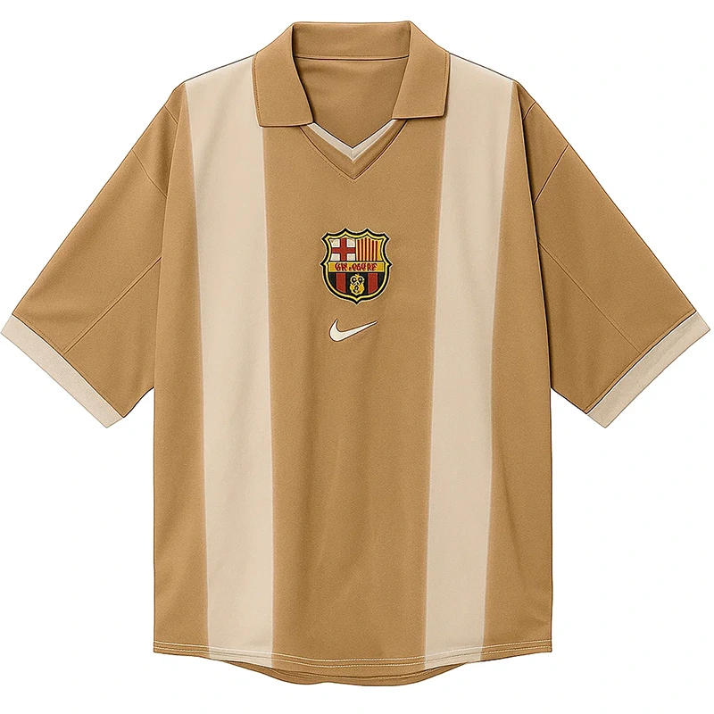 CJ x Nike x FC Barcelona Camel Jersey