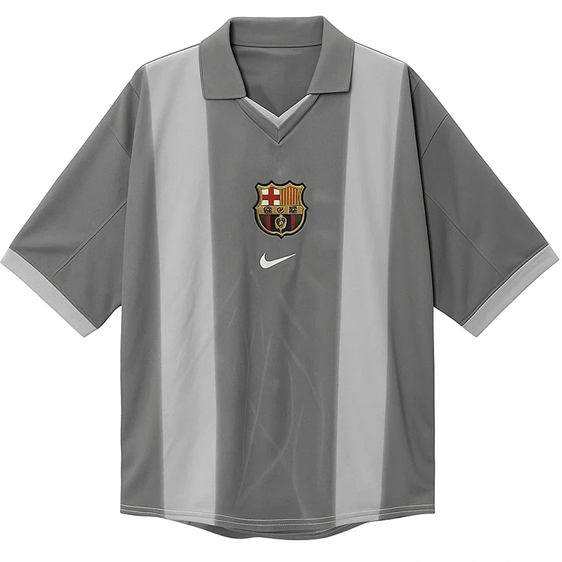CJ x Nike x FC Barcelona Gray Jersey
