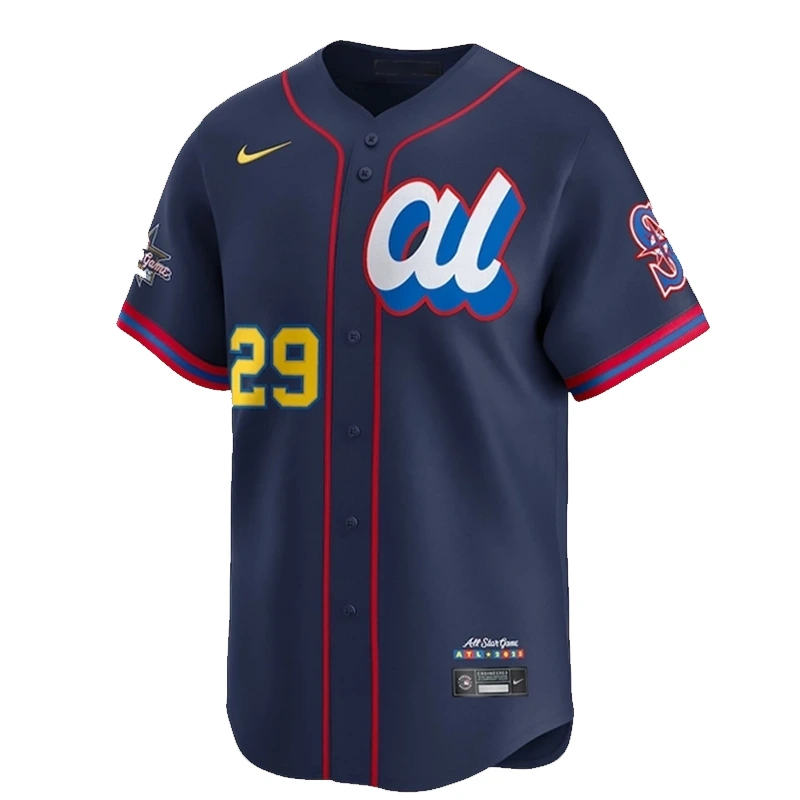 Cal Raleigh American League Navy Blue Jersey - Image 2