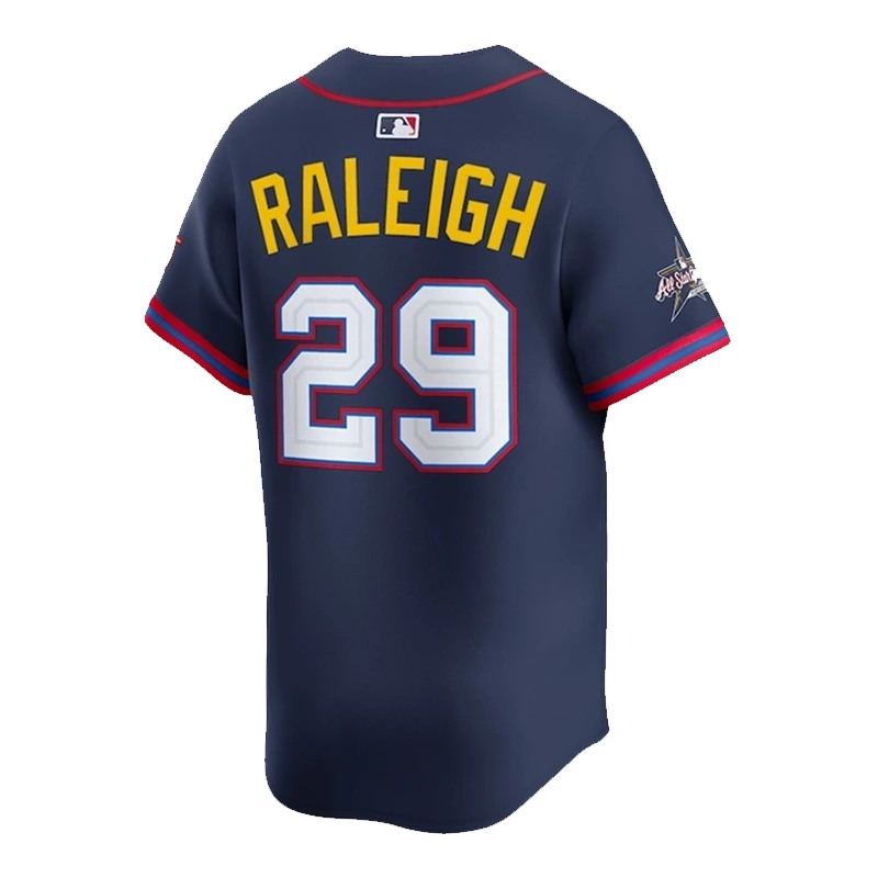 Cal Raleigh American League Navy Blue Jersey - Image 3