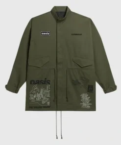 Carnival x Oasis Legendary Parka Green Jacket