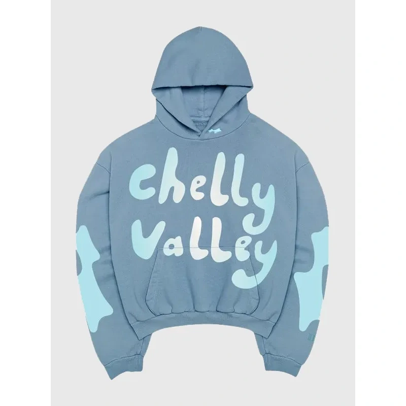 Chelly Valley Blue Pullover Hoodie