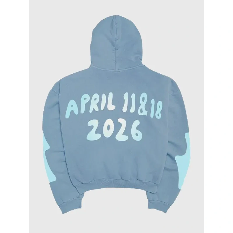 Chelly Valley Blue Pullover Hoodie - Image 2