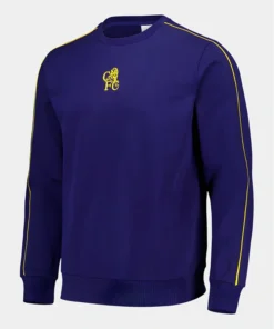 Chelsea Retro Crest Pullover Fleece Sweatshirt
