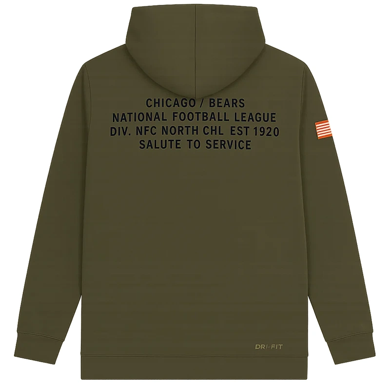 Chicago Bears Salute To Service Hoodie - Image 2