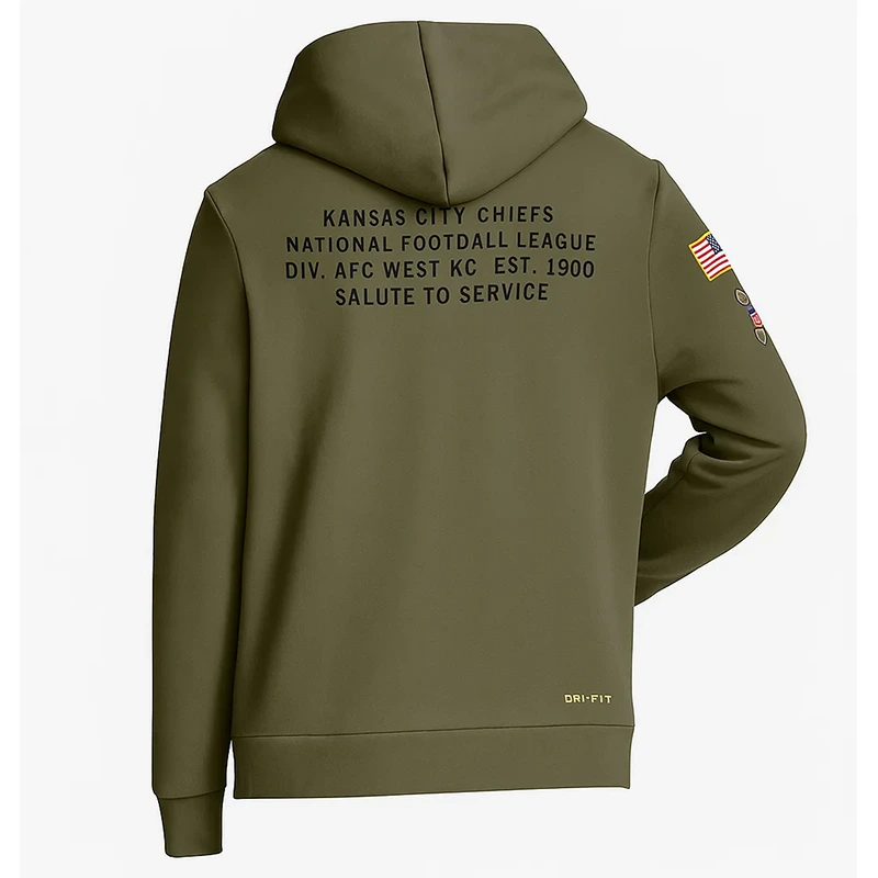City Chiefs Salute To Service Kansas Hoodie - Image 2