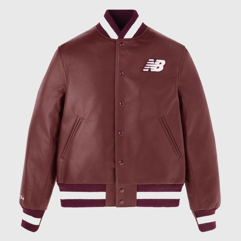 Coco Gauff New Balance 2025 US Open Leather Jacket