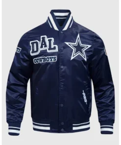 Dallas Cowboys Mashup Classic Rib Satin Jacket
