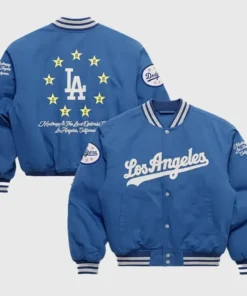 Dodgers Madhappy Royal World Series Varsity Jacket