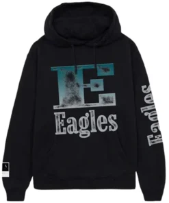 Eagles Aleali May x No Caller ID Black Stacked Hoodie