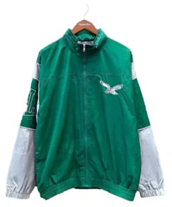 Eagles Kelly Green Full-Zip Sideline Jacket