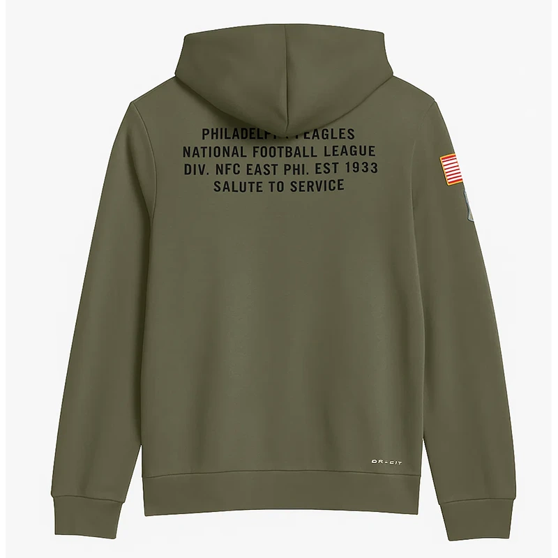 Eagles Salute To Service Philadelphia Hoodie - Image 2